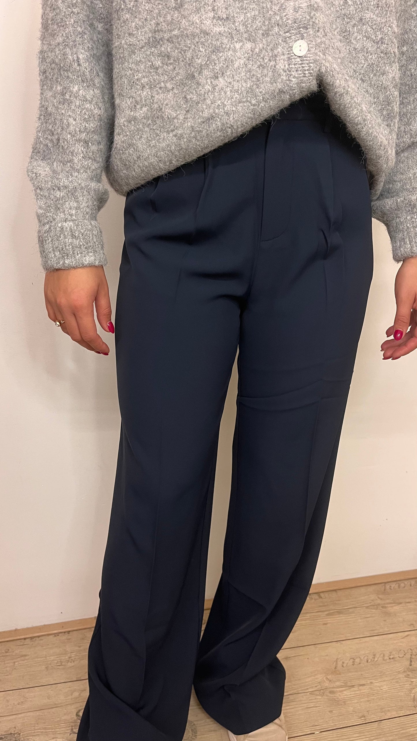 Blauwe pantalon